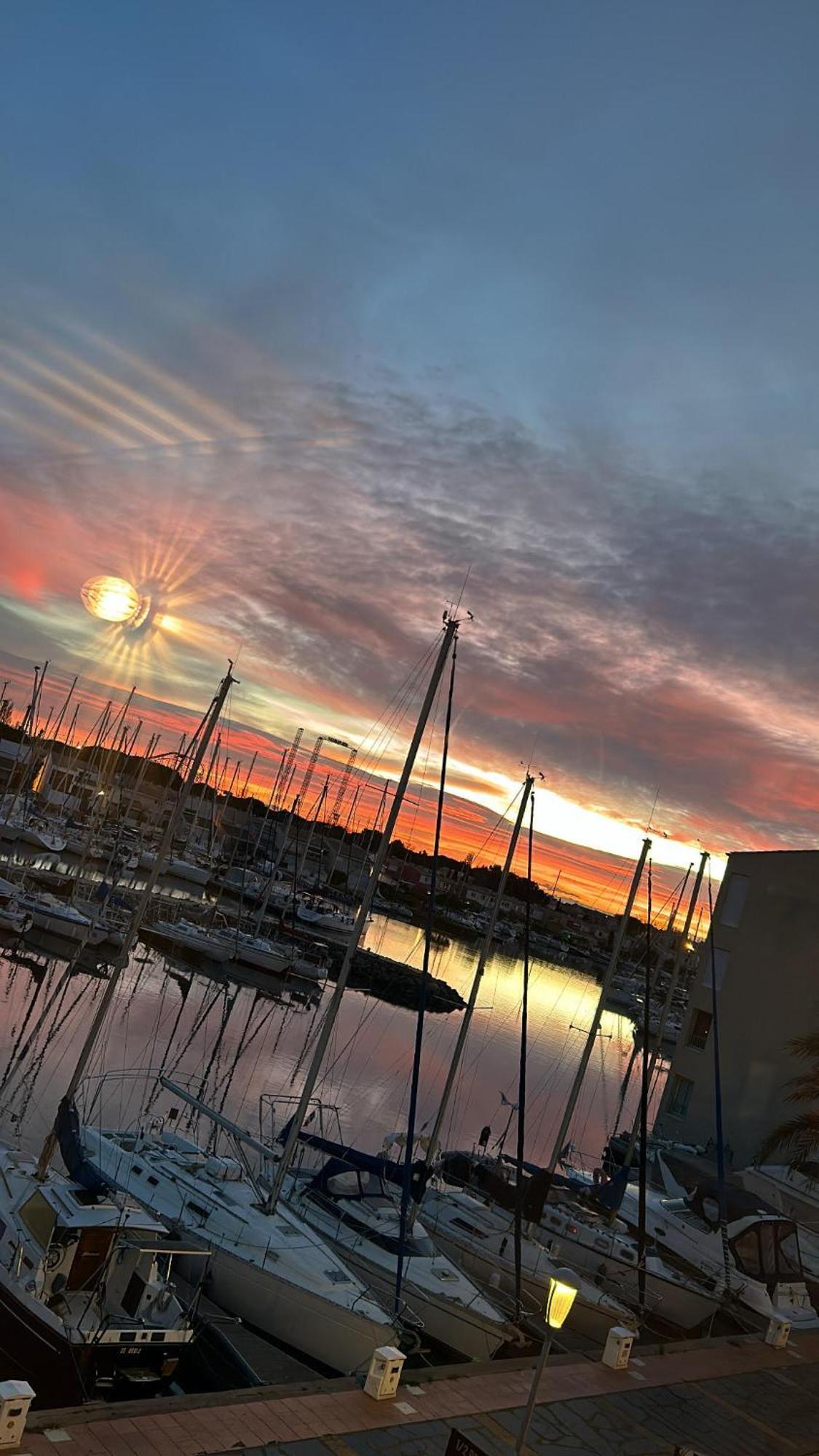 Studio Cosy Climatise Vue Sur Port Agde Exterior photo